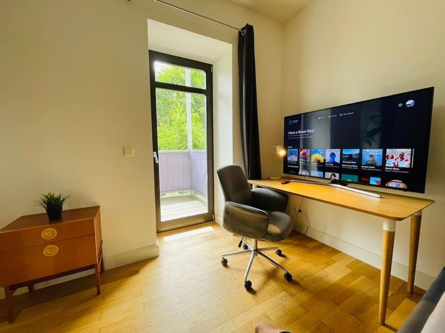 Charmante Wohnung Im Gruenen Leipzig Exterior foto